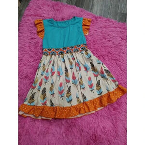 Ruffled Feathers Girls Boutique Dress